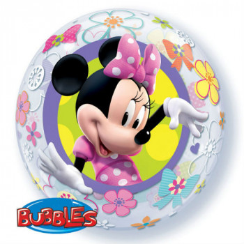 BALLOON - STRETCHY PLASTIC - MINNIE MOUSE